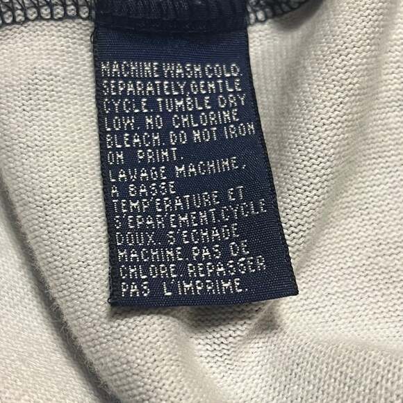 Vintage Nautica Sz Large Rugby Color block Polo Shirt Long Sleeve - Picture 4 of 10